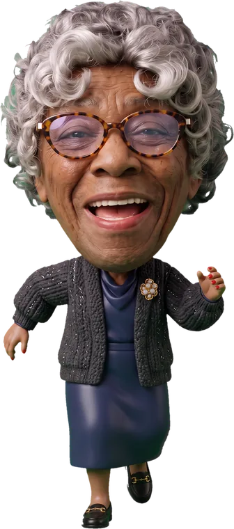 Doña Mary corriendo